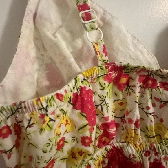 White, Pink and Yellow Tank Top - Picture 3 of 7